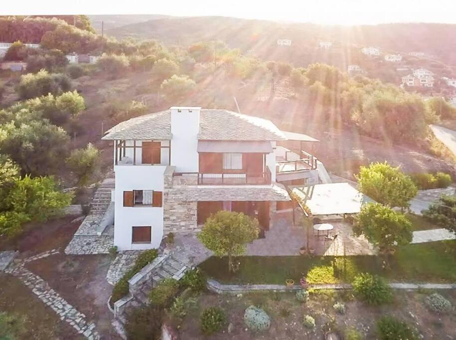 Seaside House With View Over Pagasitikos Афісос Екстер'єр фото